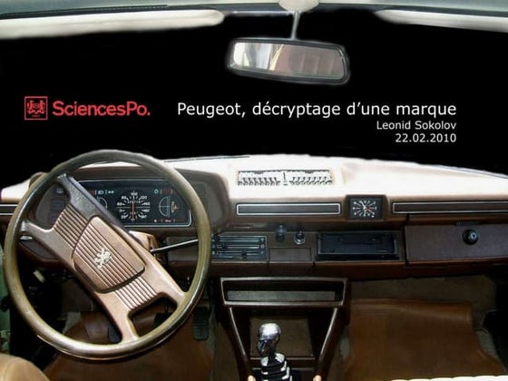 Peugeot, décryptage d'une marque