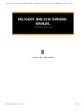 Peugeot 308 cc user manual