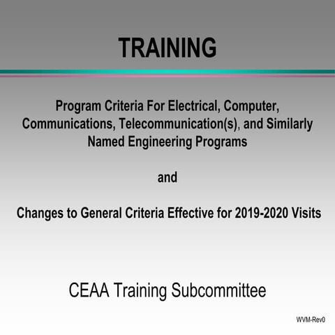 Pev training 2019 2020