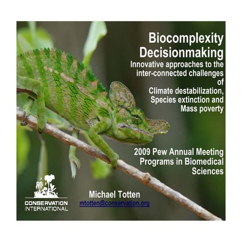 Biocomplexity Decisionmaking 03 07 09