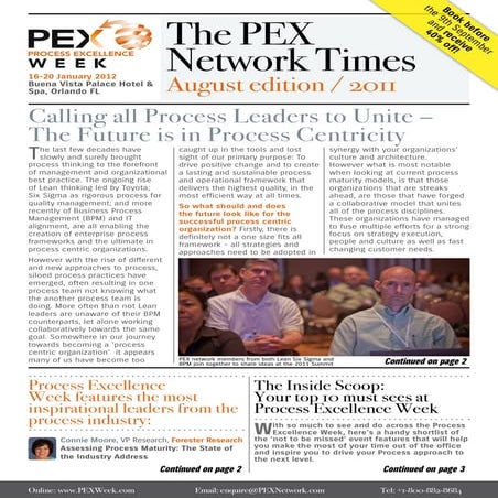Pex Week Newsletter