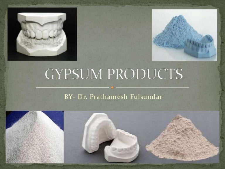 Gypsum Products