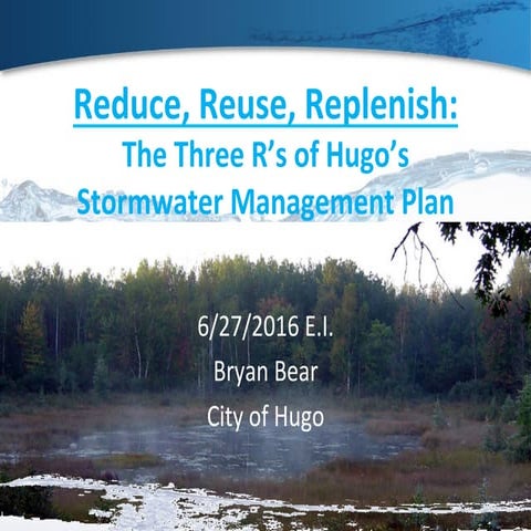 City of Hugo - Stormwater Management Plan