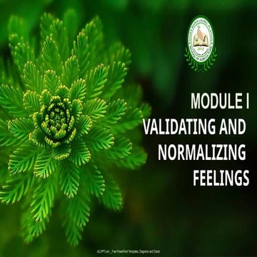 PFA-MODULE-1 - VALIDATING AND NORMALIZING FEELINGD.pptx