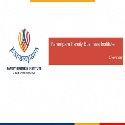 Parampara Family Business Institute Overview