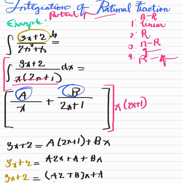 Partial Fraction Integral Calculus PDF