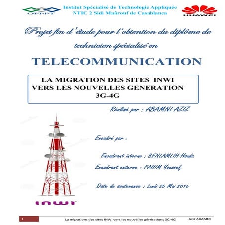 PFE Swap INWI 2G 3G LTE