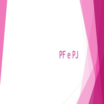 Pf e pj | PPTX