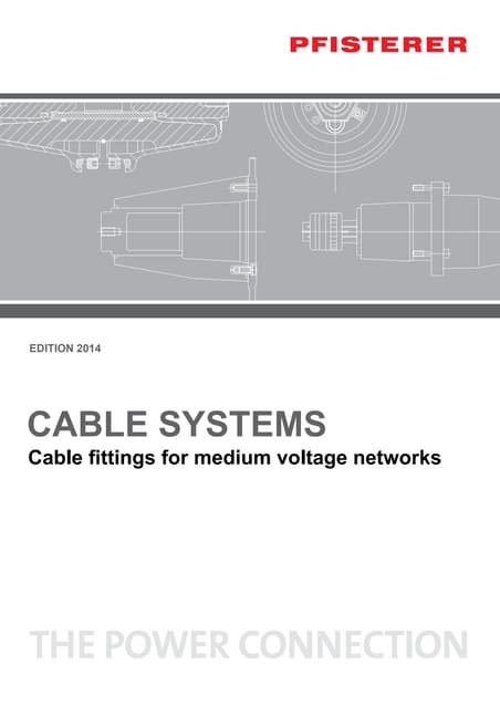 Pfisterer Cable Fittings 11kV 33kV ...