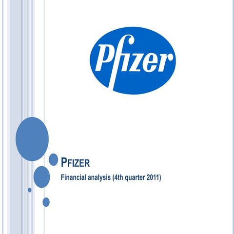 Financial analysis Pfizer