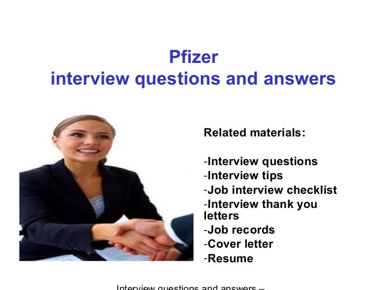 Pfizer regulatory affairs interview questions image