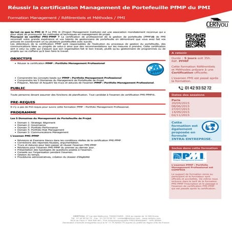 Rmp formation-rmp-pmi | PDF
