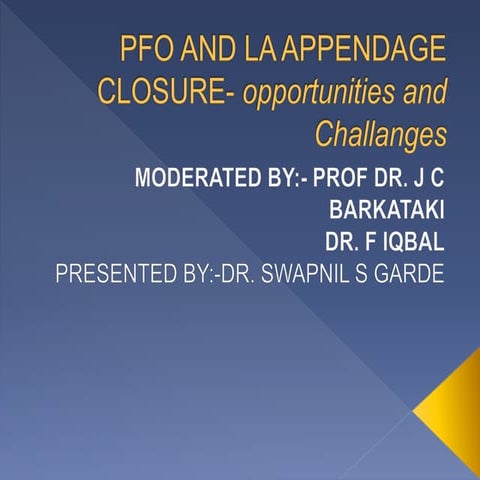 Pfo laa closure