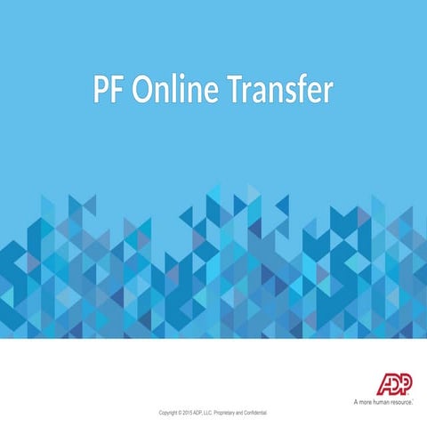 PF Online Transfer Process Format ppt.ppt