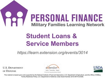 Student Loans & Service Members