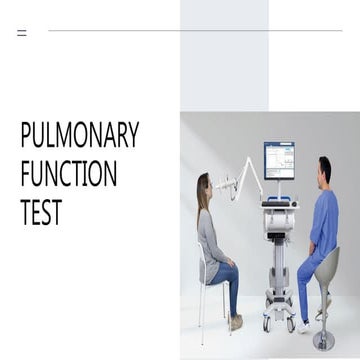 Pulmonary Function Test, Cardiopulmonary Rehab | PPTX