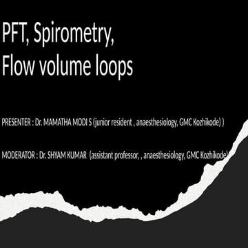 Pulmonary function test, bedside pft.pptx