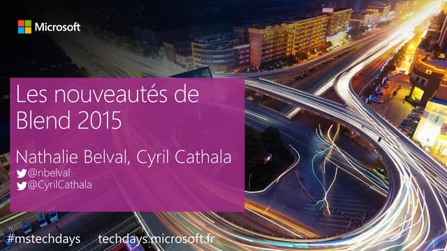 Blend 2015, un nouveau look et de nouvelles fonctionnalités pour les développ...