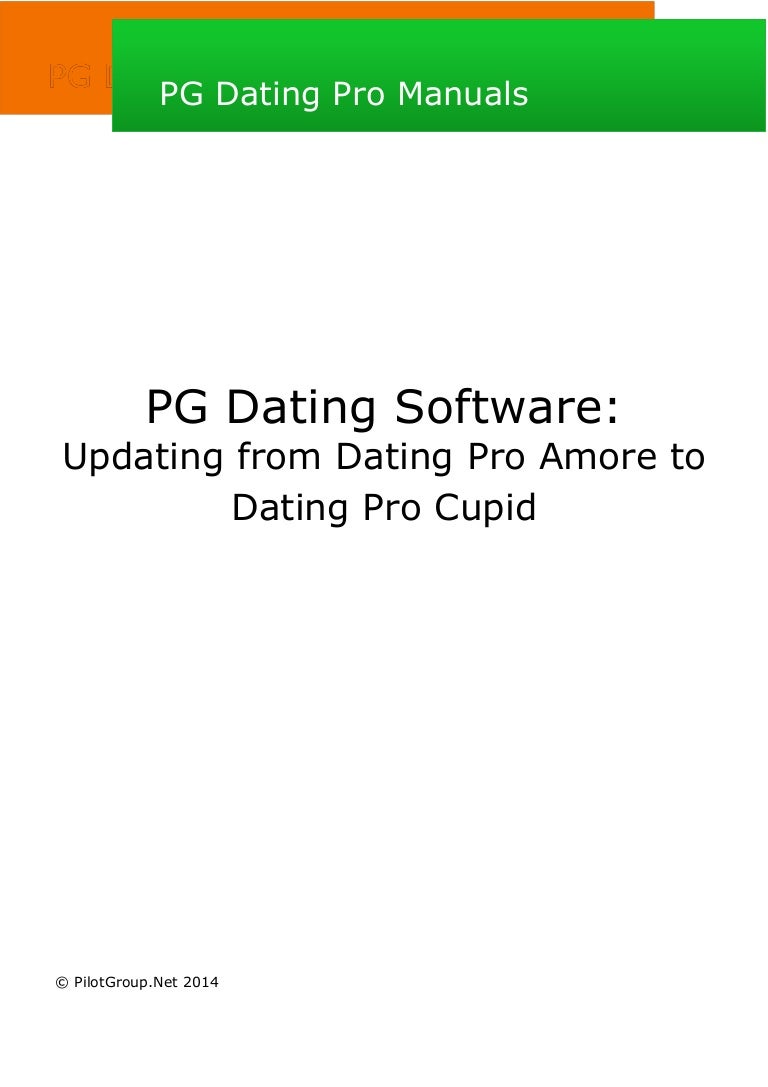 PG dating Pro programvare