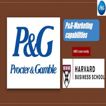 P&G- Marketing Capabilities-Harvard Business School Case study
