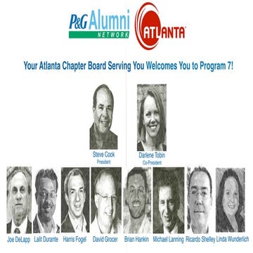 P&G Alumni Network Atlanta Chapter 8-16-17 