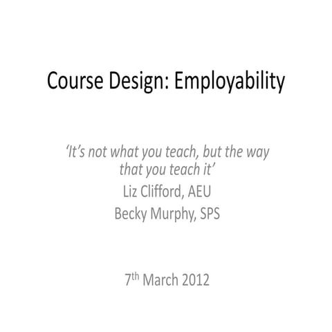Pg cert employability blackboard ljmu
