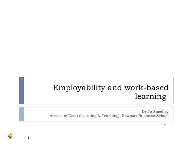 PGCertHE Employability Presentation