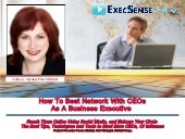 ExecSense | How To Network With CEOs