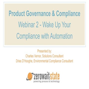 Compliance in PLM Webinar 2