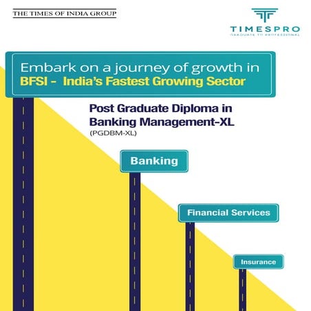 Post Graduate Diploma in Banking Management | Flagship course - TimesPro