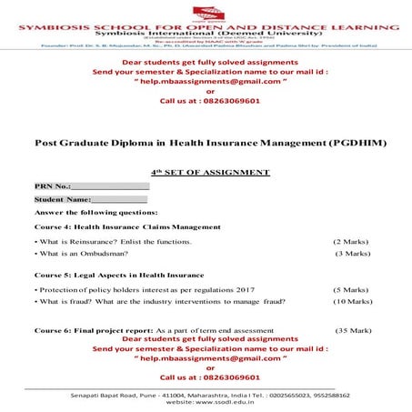 Pgdqmhho sem 2 assignment 2 | DOCX