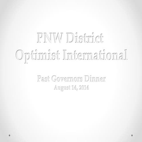 PNW District introduces the Governor