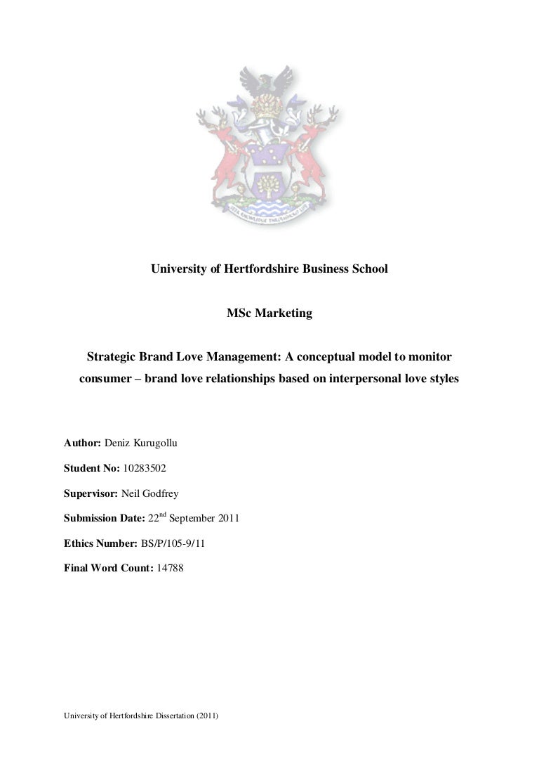 Dissertation overview