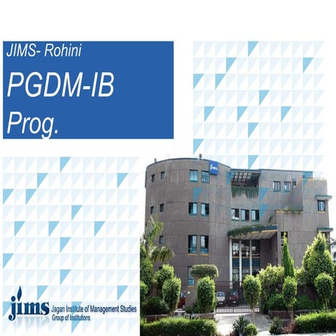 JIMS Rohini News - PGDM - IB Admissions Open - JIMS Rohini News