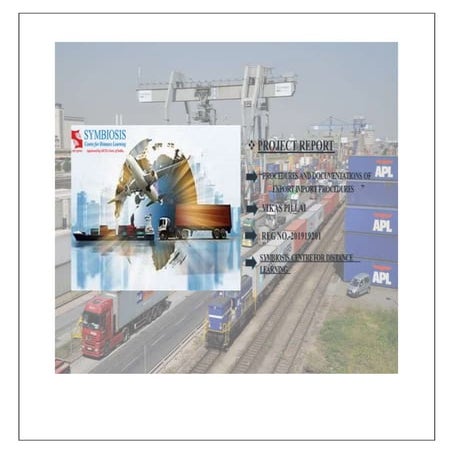 PGDM EXIM PROCEDURES  AND DOCUMENTATION PROJECT .docx