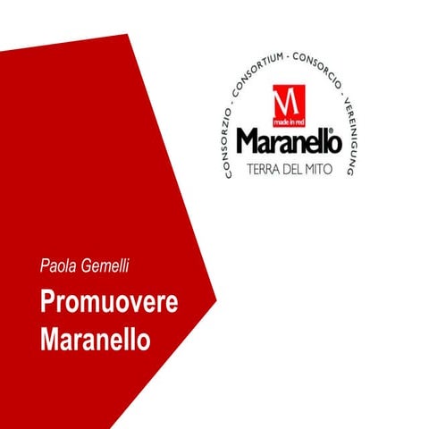 Promuovere Maranello