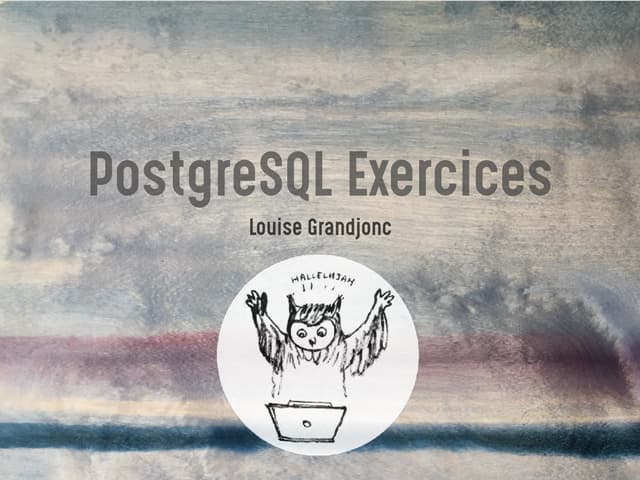 Pg exercices