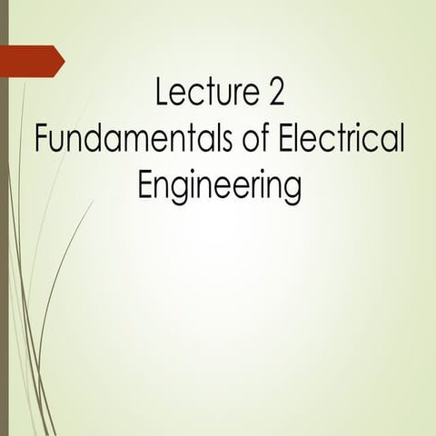 P _ G first lecture fundamental of electrical engineeringppt