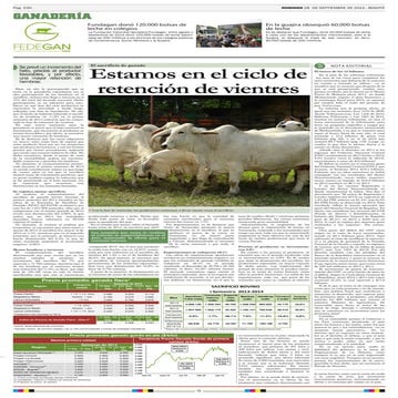 Página del ganadero 2014 09 28
