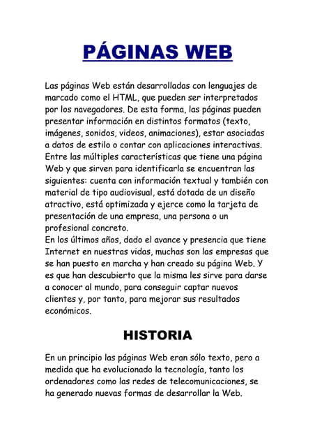 Páginas web1