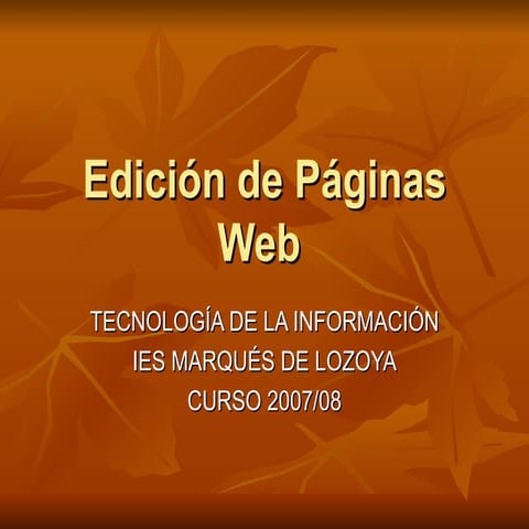 PáGinas Web Bach