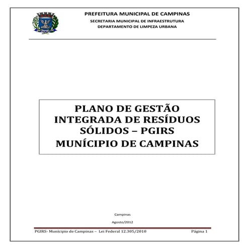 Plano gestão residuos/ 24-08-2012