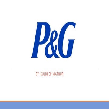 Procter & Gamble – P&G 