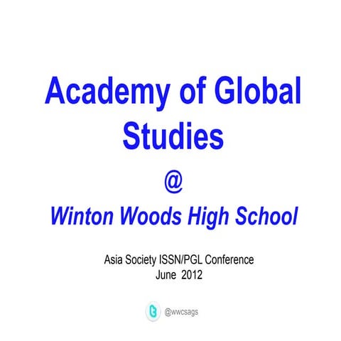 PGL 2012 AGS Presentation