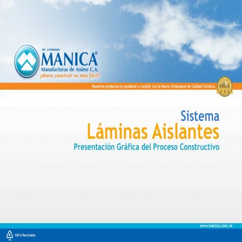 Láminas aislantes Manica 