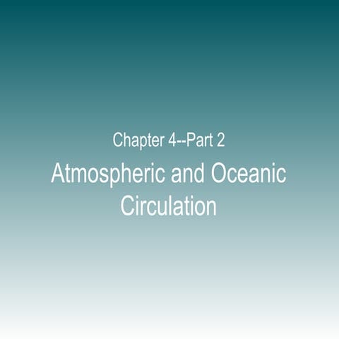 Physical Geography Lecture 06.5 - Atmosphere and Ocean Circulation Pt2 101916