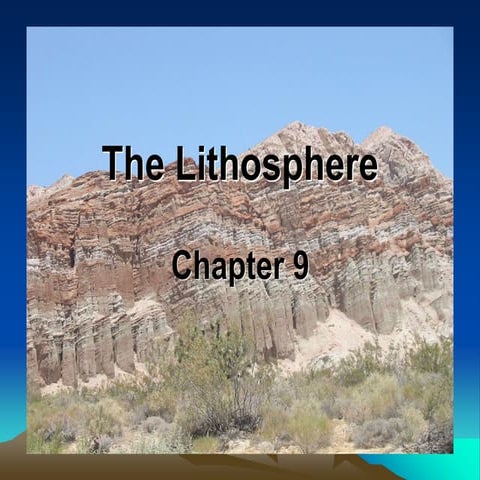 Physical Geography Lecture 11 - The Lithosphere 111416