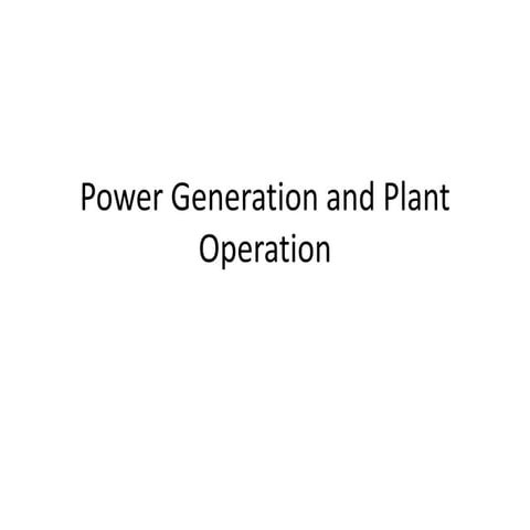 Steam Power Plant and Coal Handling plant