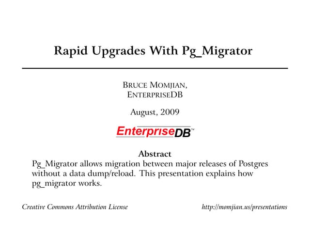 Pg migrator