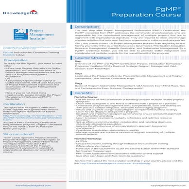 PgMP programme-management-professional